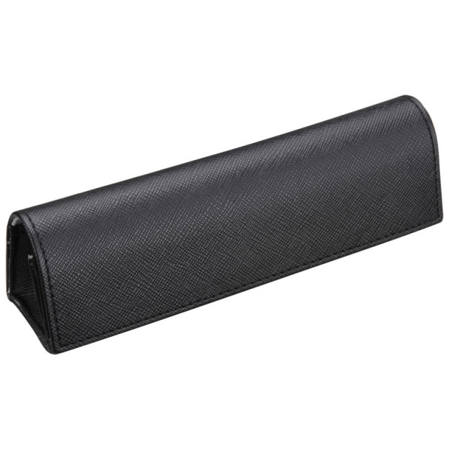 コンパクトで軽く使いやすいセミハードタイプのメガネケース（眼鏡ケース）。D-600 サフィアン