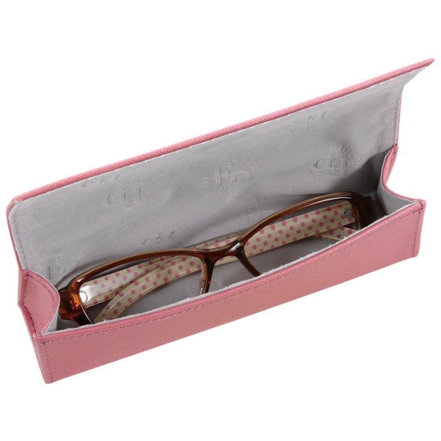 コンパクトで軽く使いやすいセミハードタイプのメガネケース（眼鏡ケース）。D-600 サフィアン