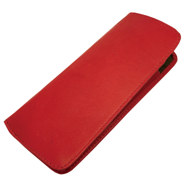 鹿革使用の差し込み式メガネケース（眼鏡ケース）「F-3スコット」