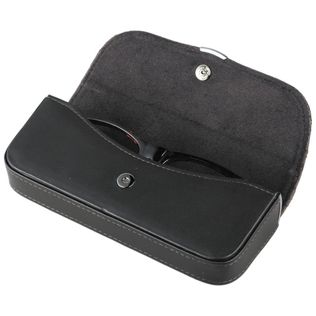 送料無料】鹿革におしゃれなキルティング加工を施したメガネケース