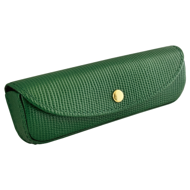 送料無料】発色がよくきれいなカラーでスリムな本革のメガネケース