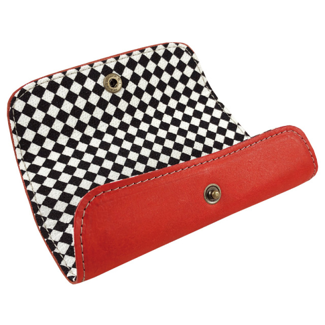 【ネット限定】握った際のフィット感が良いプエブロ革使用のメガネケース「F-62オムレット」