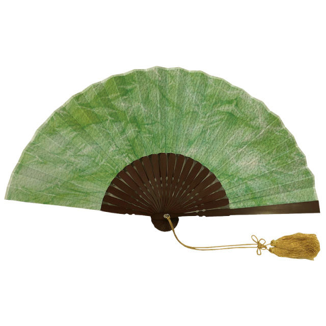 F-122 しぼり革扇子