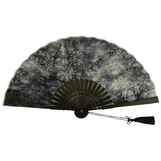 F-122 しぼり革扇子