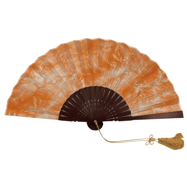 F-122 しぼり革扇子