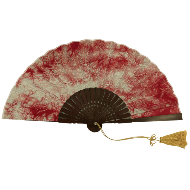 F-122 しぼり革扇子