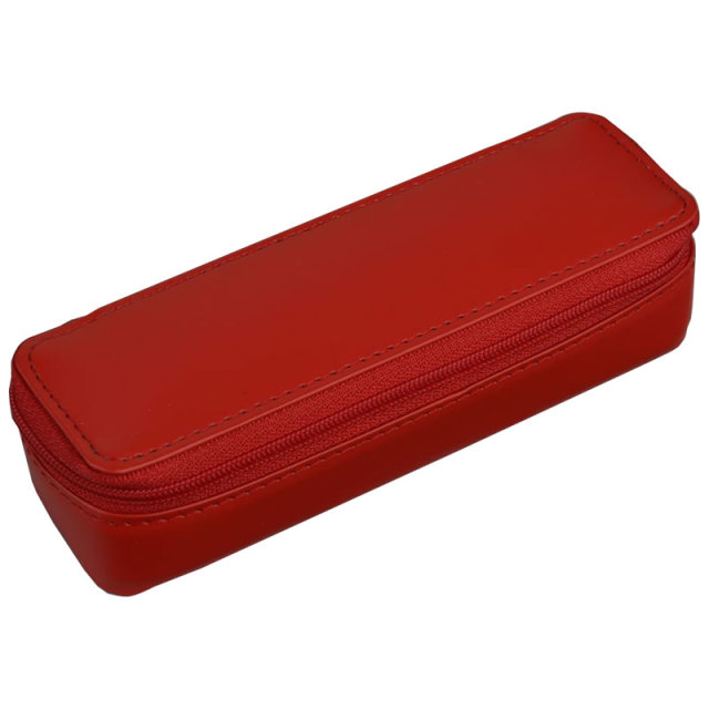 天然の革が持つ質感や光沢はそのままにビビッドなカラーリングのメガネケース（眼鏡ケース）F-301　オプチカルポーチ