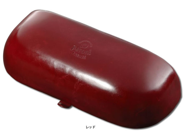 ペローニ伝統の形を継承した正統派スタイルの本革メガネケース（眼鏡