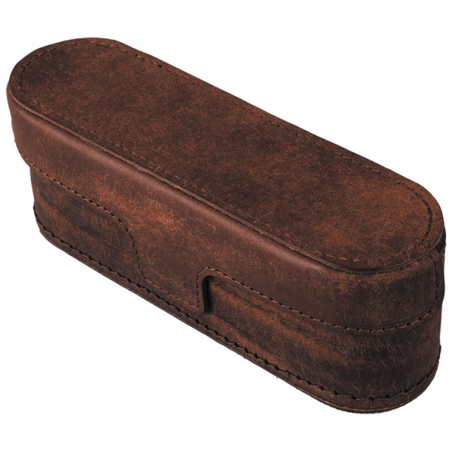 【高級】使い込むと光沢と艶が出るプエブロ革のメガネケース（眼鏡ケース）　F-501「ガット」