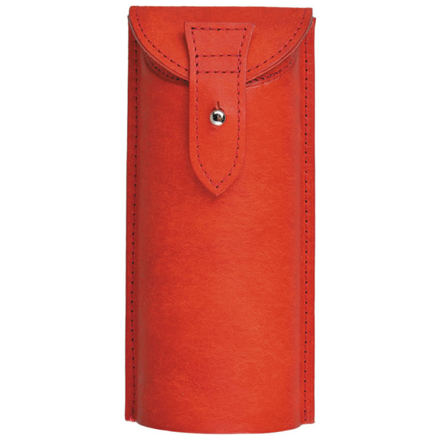 【高級】使い込むと光沢と艶が出るプエブロ革のメガネケース（眼鏡ケース）　F-503「オーバル」