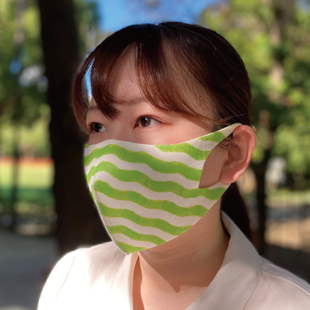 抗菌加工、洗濯可能、優れた伸縮性、3Dデザインのファッションマスク「FM-9ファッションマスクM」