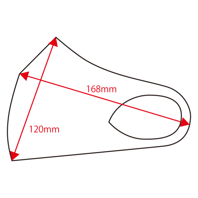 抗菌加工、洗濯可能、優れた伸縮性、3Dデザインのファッションマスク「FM-9ファッションマスクM」