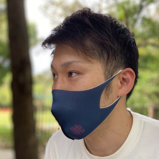 抗菌加工、洗濯可能、優れた伸縮性、3Dデザインのファッションマスク「FM-10ファッションマスクＬ」