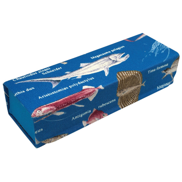 国産生地を使用したホールディングケース（メガネケース）「J-13 ホールディングケース 深海魚」