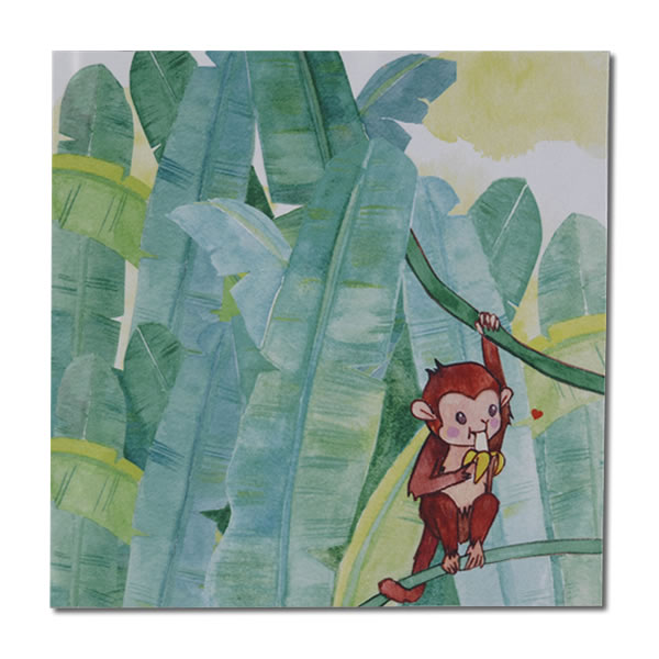 メガネケースとお揃いのイラストのメガネ拭き「ST-1 イラストメガネクロス」