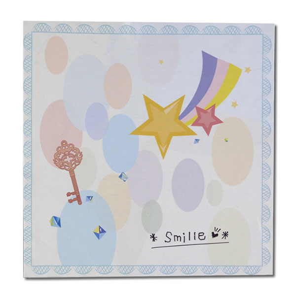 メガネケースとお揃いのイラストのメガネ拭き「ST-1 イラストメガネクロス」