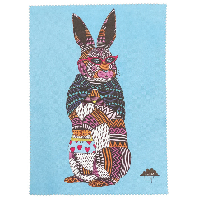 メール便可】マイクロファイバーのメガネ・液晶クリーナー「転写