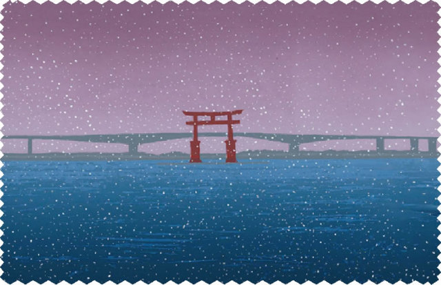 【遠江八景】マイクロファイバーのメガネ・液晶クリーナ「転写クロス 遠江八景」