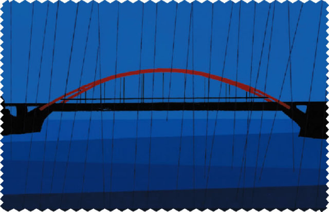 【遠江八景】マイクロファイバーのメガネ・液晶クリーナ「転写クロス 遠江八景」