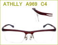 メガネの激安通販　ATHLLY SPORTS  度付きレンズ付き眼鏡セット