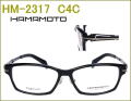 国産のチタン製メガネセット,HAMAMOTO,非球面の度付きレンズ付き眼鏡