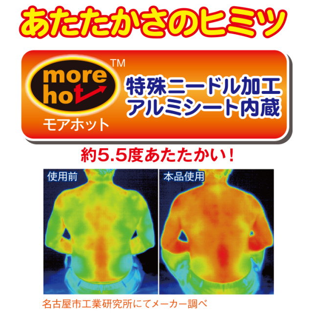 敷きパッド more hot 暖暖あったかロング節電マット