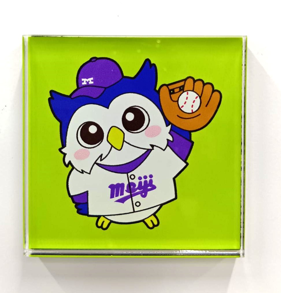 ◇明大アクリルマグネット【野球部めいじろう】