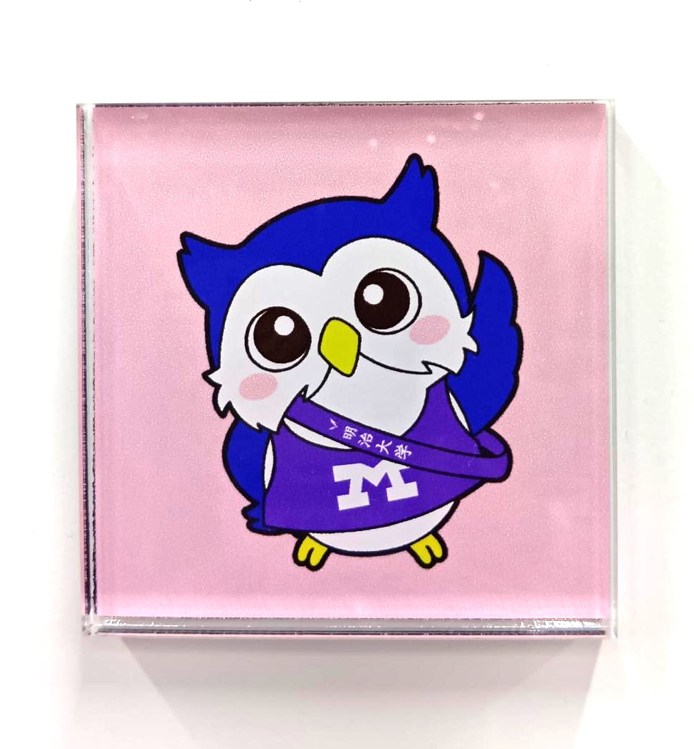 ◇明大アクリルマグネット【競走部めいじろう】