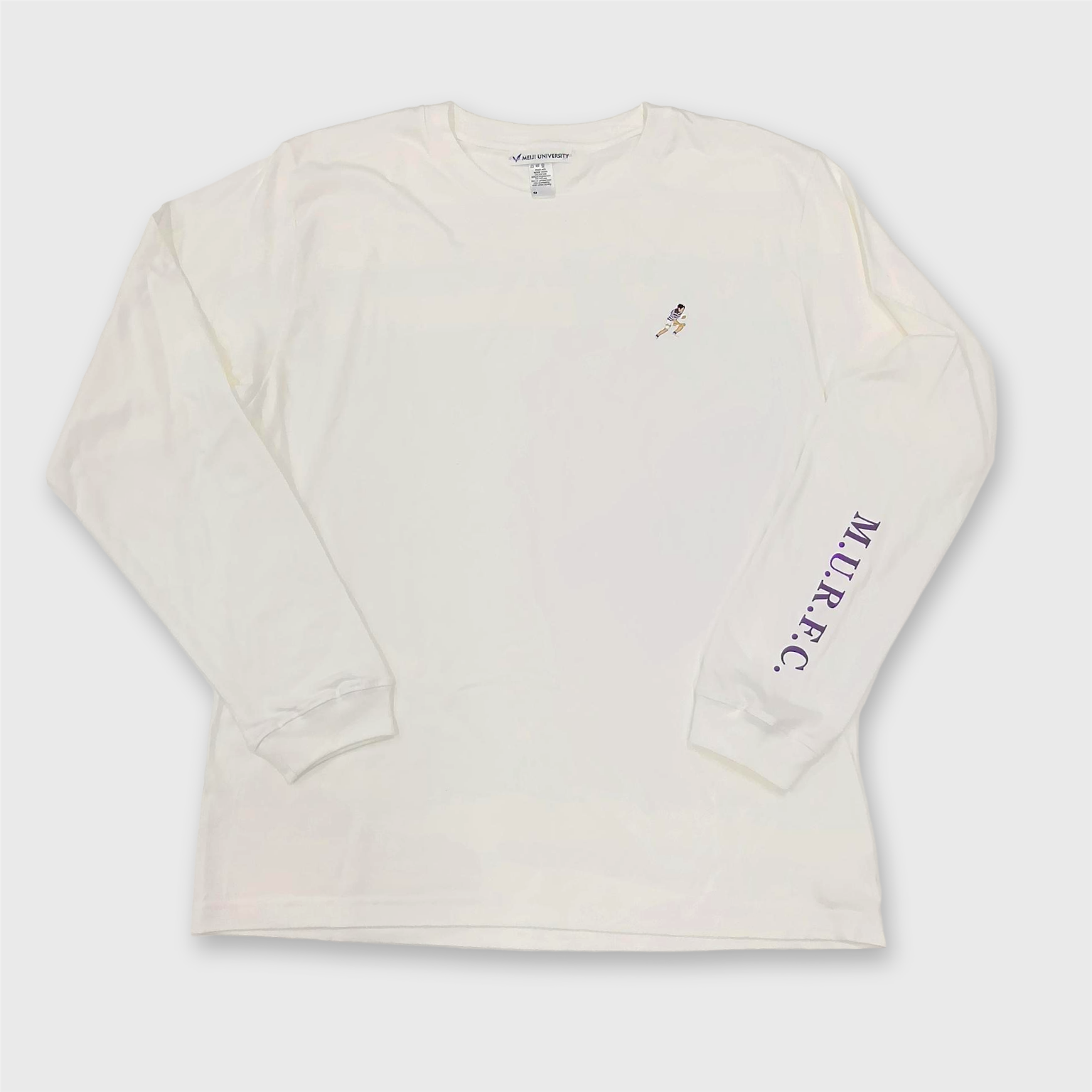 ◇ラグビー部ロングTシャツ　ホワイト　XL