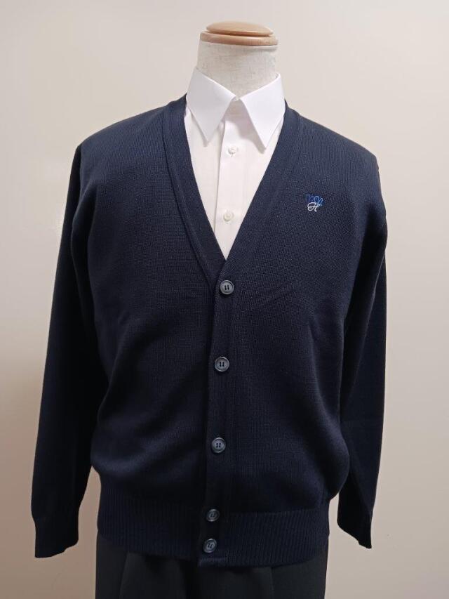 ●八　カーディガン　紺　SS　