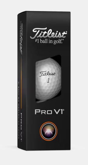 ◇明大ゴルフボール タイトリストPROV1 2025モデル（3球入） 明