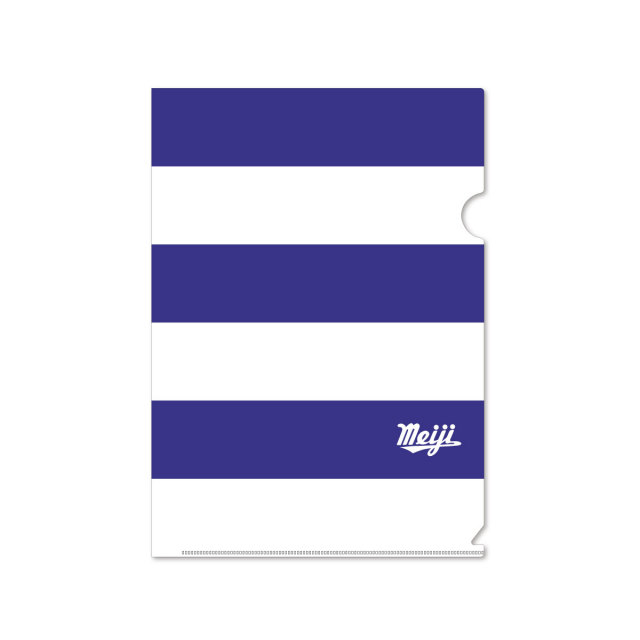 明大クリアホルダー・ボーダー