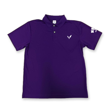 ◇明大ポロシャツ　パープル　M