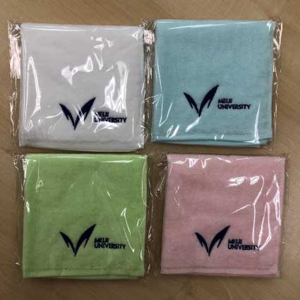 ◇タオルハンカチ　２　ブルー