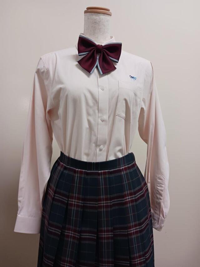 ●八　長袖ブラウス　ピンク　13号