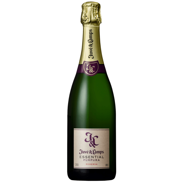 Juve & Camps Essential Purpura Reserva Brut ジュヴェ・カンプス エッセンシャル プルプラ レゼルヴァ・ブリュット 750ml[明治屋直輸入/スペイン/白ワイン・辛口・発泡性] 4902701548743