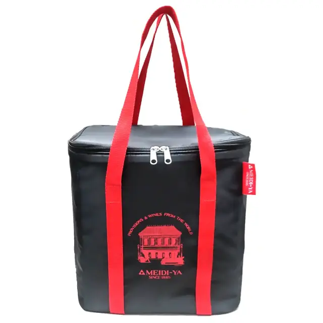 明治屋 クラフト風 保冷バッグ ブルーグレー 明治屋オンラインショップ