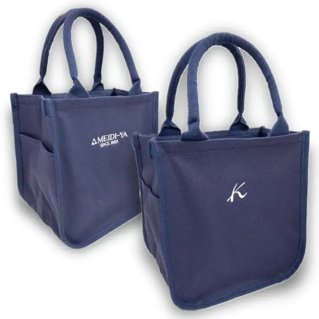 【新品】激レア⭐familiar 大容量 保冷バッグ 未使用品 ブルー 明治屋 クラフト風 保冷バッグ ブルーグレー 明治屋オンライン