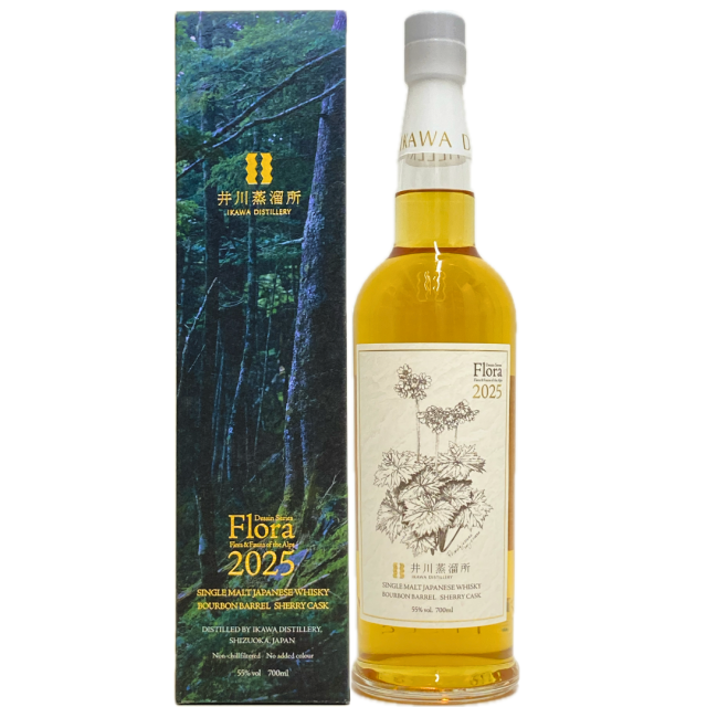 井川蒸溜所　シングルモルト　デッサンシリーズ　フローラ　2025 　700ｍｌ[シングルモルト・ジャパニーズウイスキー／55度] 4595642180105