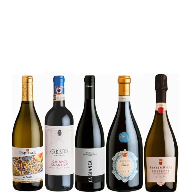 【ワインセット】バローロ入り♪人気イタリアワイン5本