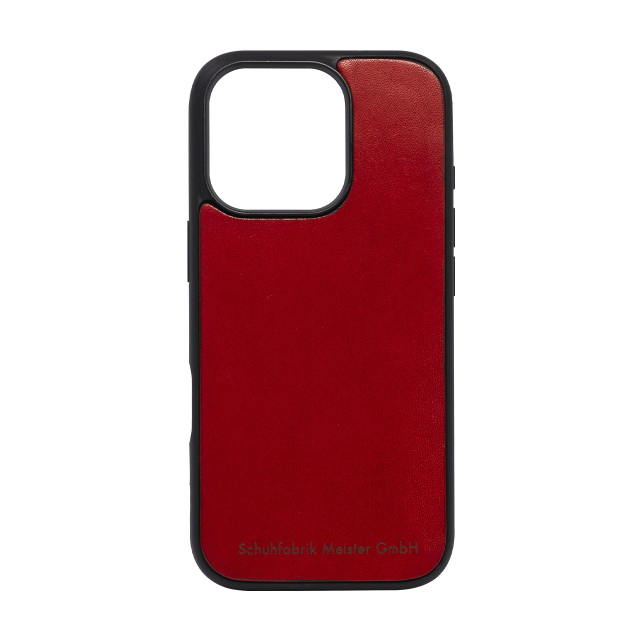 Heritage Leather iPhone Hide Case/bourgogne red
