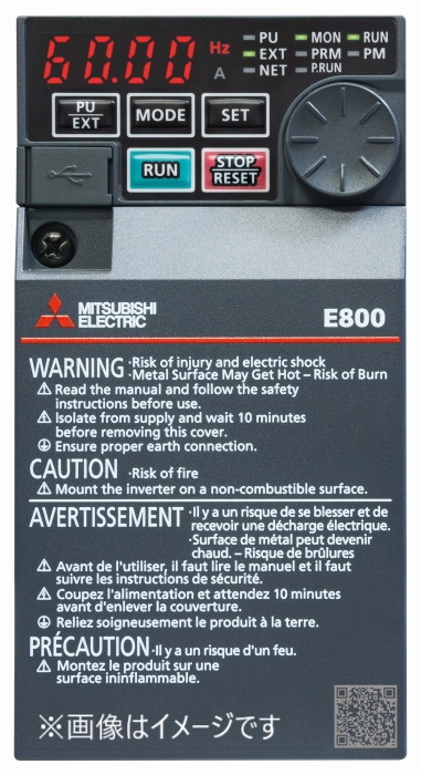 FR-E840-0.4k　E800シリーズ　三相400V　0.4ｋｗ用