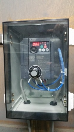 無断変速ボール盤用インバータ