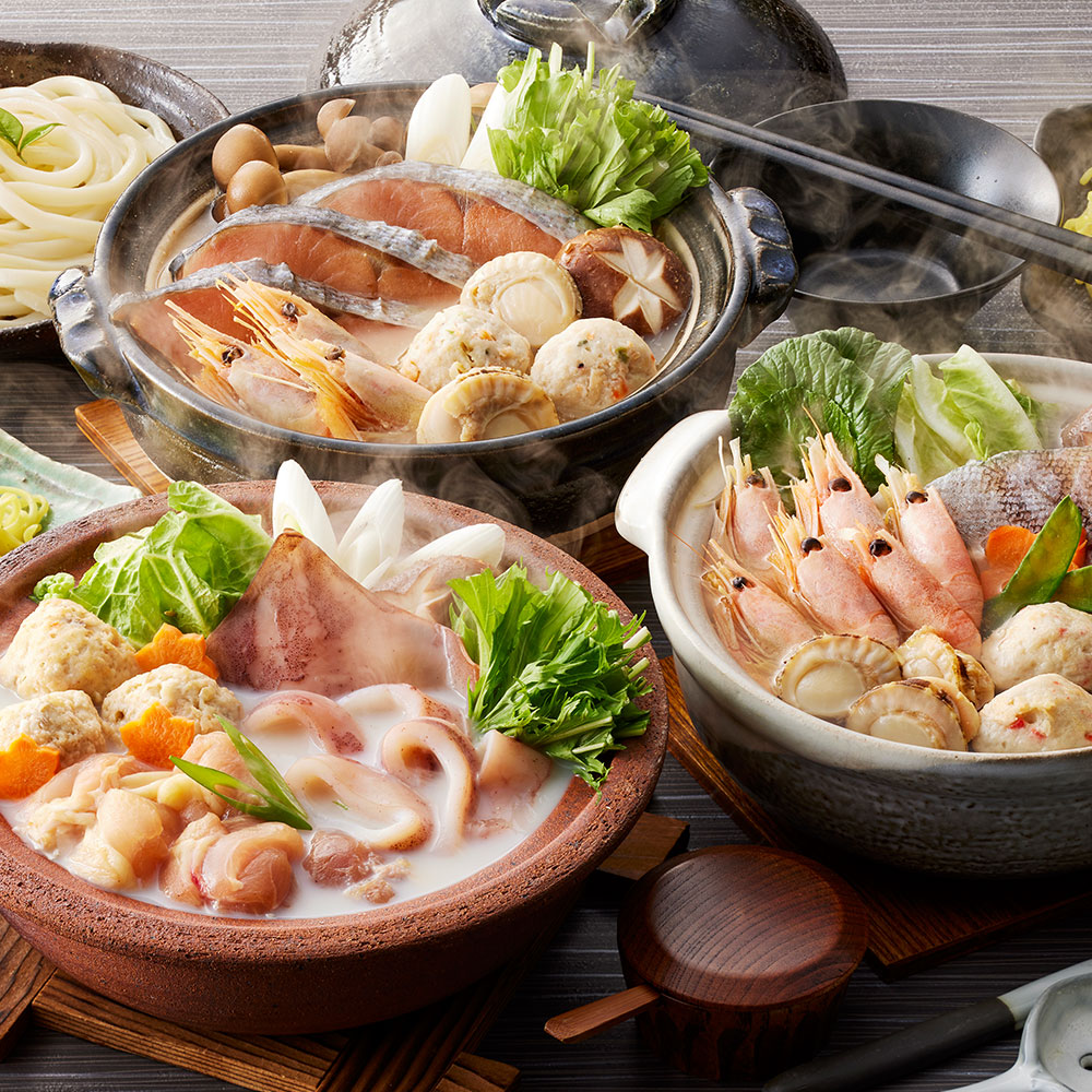 3種の個食用鍋 食べ比べセット