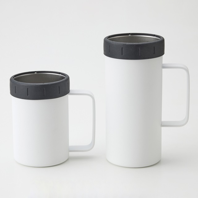 保冷500・350ml缶ホルダーセット　白