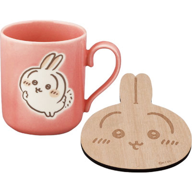 コースター付マグ(うさぎ)