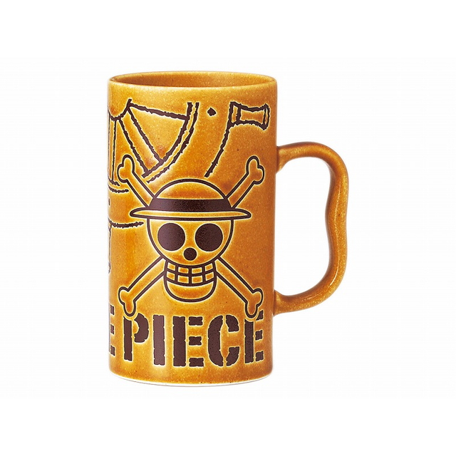 ﾜﾝﾋﾟｰｽ(海賊旗) 撥水ｼﾞｮｯｷﾏｸﾞ(茶)