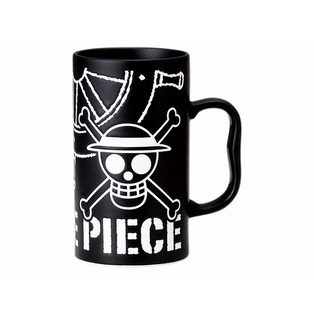 ワンピース(海賊旗) 撥水ジョッキマグ(黒)