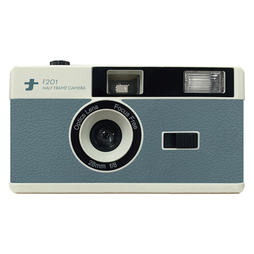 ナカバヤシ フィルムナカメラhalf　ブルー CAM-F201BL