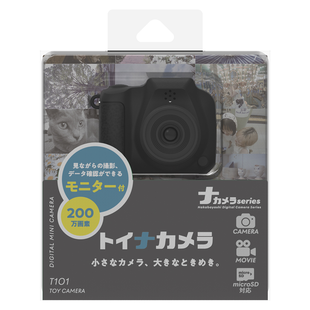 ナカバヤシ トイナカメラ ブラック CAM-T101BK